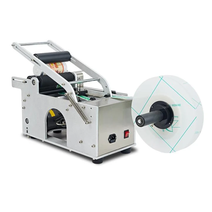 Top Quality CE China BENPACK Ben-50 Semi-automatic Round Bottle Labeling Machine