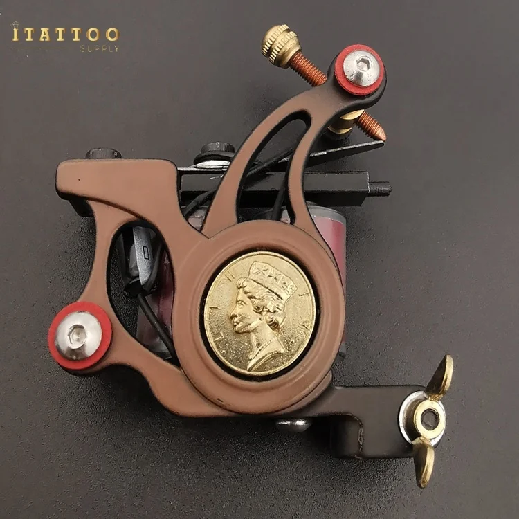 2019 Newest best selling professional 10 wrap copper tattoo machine coil for tattoo artist