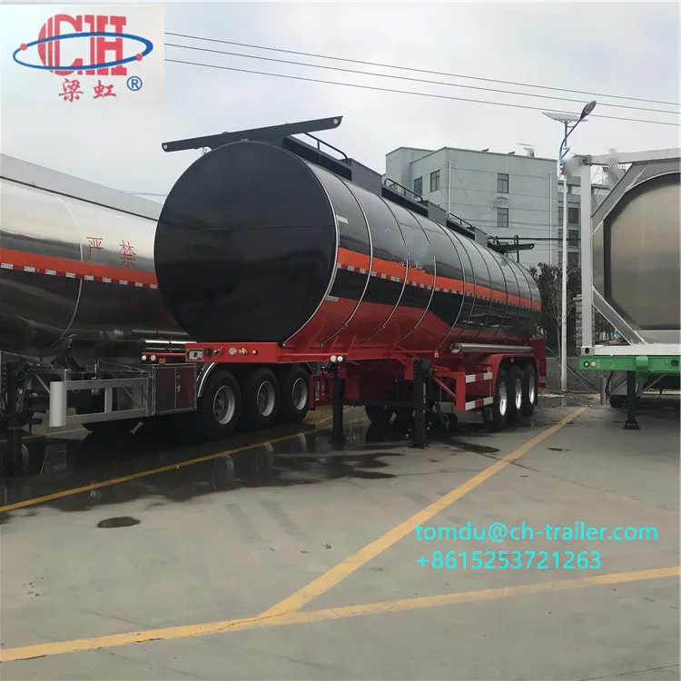 Popular Changhong Trailer 35m3 Bitumen 3 axle Tanker trailer for sale