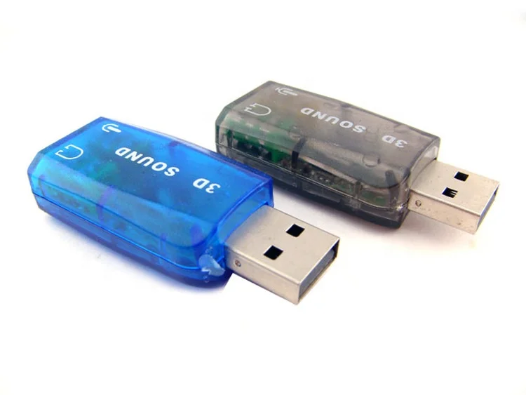 Внешний usb 5 1 3D Звуковая карта аудио