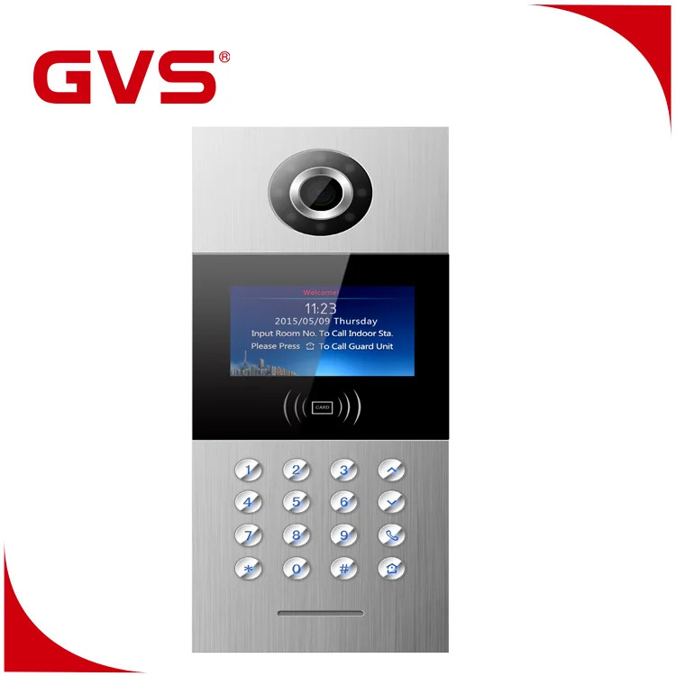 2021 Newest Manufacturer Supply Face Recognition 2-wire & IP Intercom System for Vila Apartment Video Door Phone System