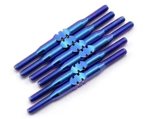 
OEM design CNC milling custom stainless steel/Blue Titanium Turnbuckle Set for aerospace 