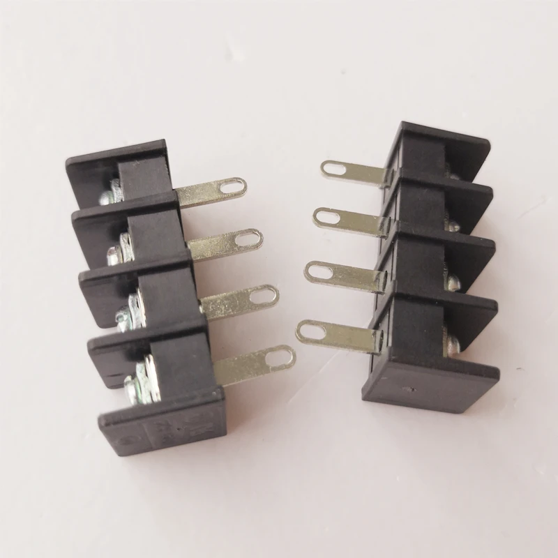 4p 8.25mm American wire gauge Single Row Pin Header  u141-4-8.25-04p