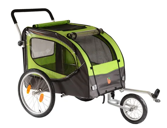 
GS aprovel high quality three wheels trailer pet foldable pet jogger trailer 