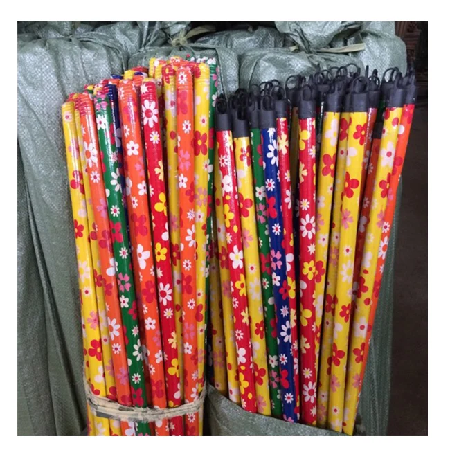 Hot selling in sri lanka market broom handle wood for indoor cleaning broom