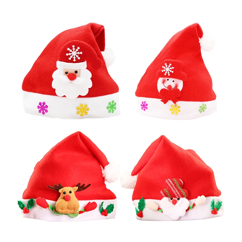 Оптовая продажа, Праздничные рождественские украшения, Рождественская мини-шляпа с подсветкой