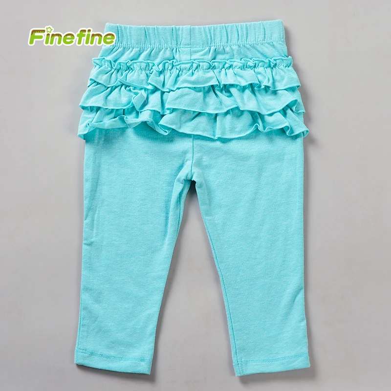 
Custom Cotton Plain Knitted Girls Baby Legging 