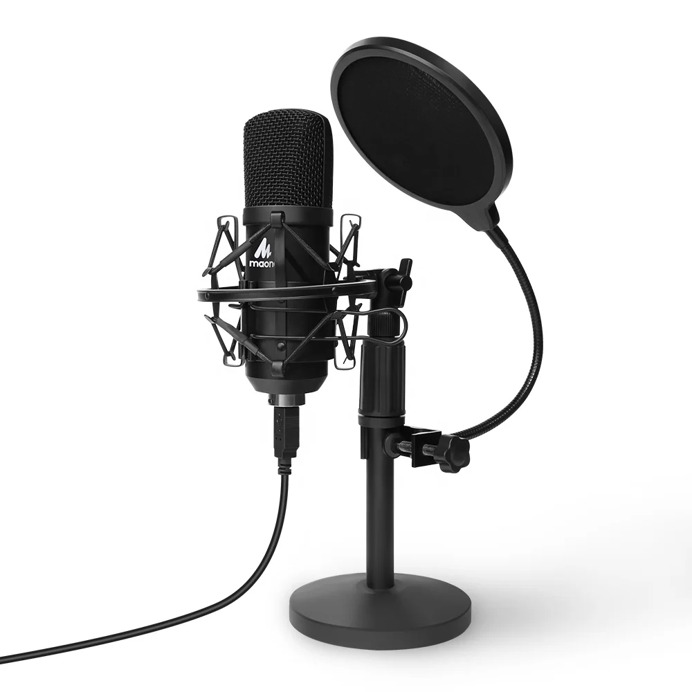 Maono Настольный Podcasting однонаправленный Electret конденсаторный Usb микрофон