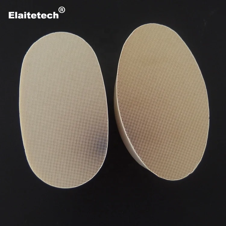 PGM coated cordierite ceramic honeycomb carrier substrate monolith catalyst support