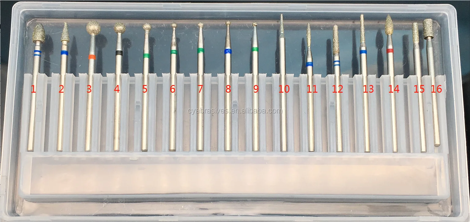 Nail Art Kits --Professional Diamond Nail Drill  Bits For Manicure