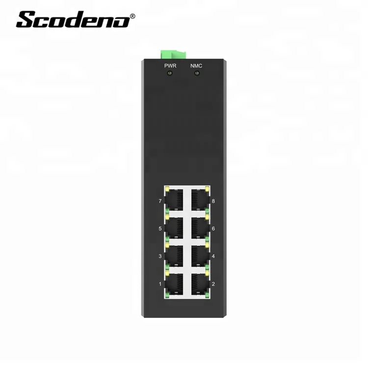 Scodeno высокая скорость OEM IP40 1000 Мбит/с 8 порты и разъёмы PoE волокно оптический Интернет Media Converter цена