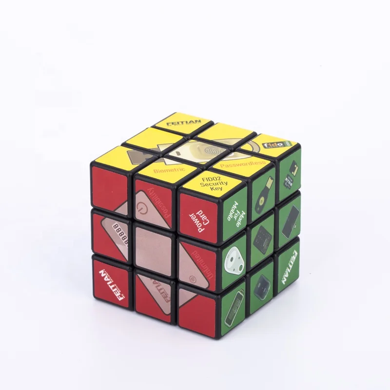 C0004A Custom Square Baby Ruby Plastic Magic Speed Cube Puzzle Toy