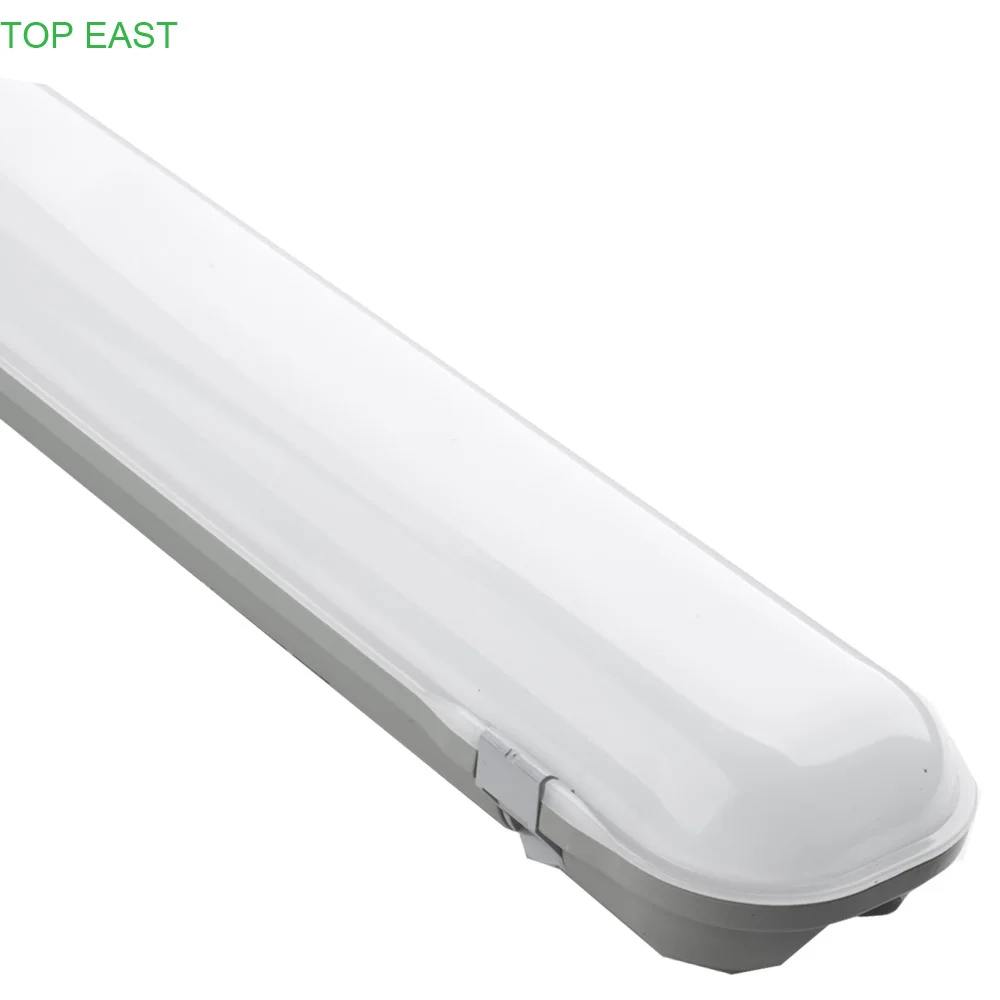 1200 мм корпус из поликарбоната объектив с регулируемой яркостью водонепроницаемый парковочный паркет IP65 линейный светильник тройной защитой