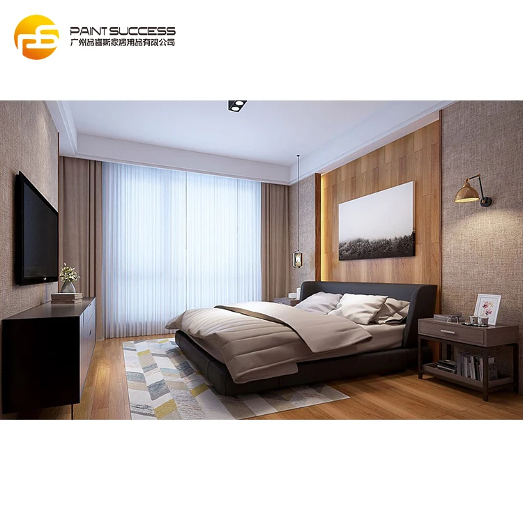 Профессиональный индивидуальный заказ Необычные Китайский твердой древесины отель мебель для спальни holiday inn formula синий