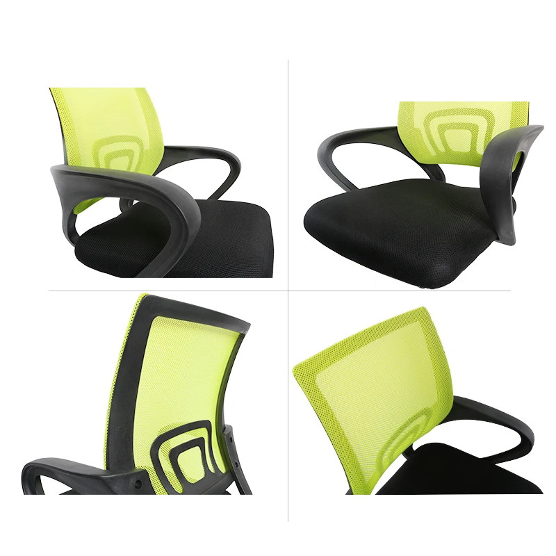 Chinese manufacturer small staff office mid back height adjustable ergonomic office mesh task chairs
