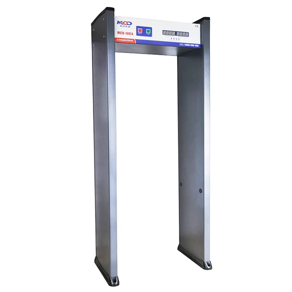 Metal detection security scanner door