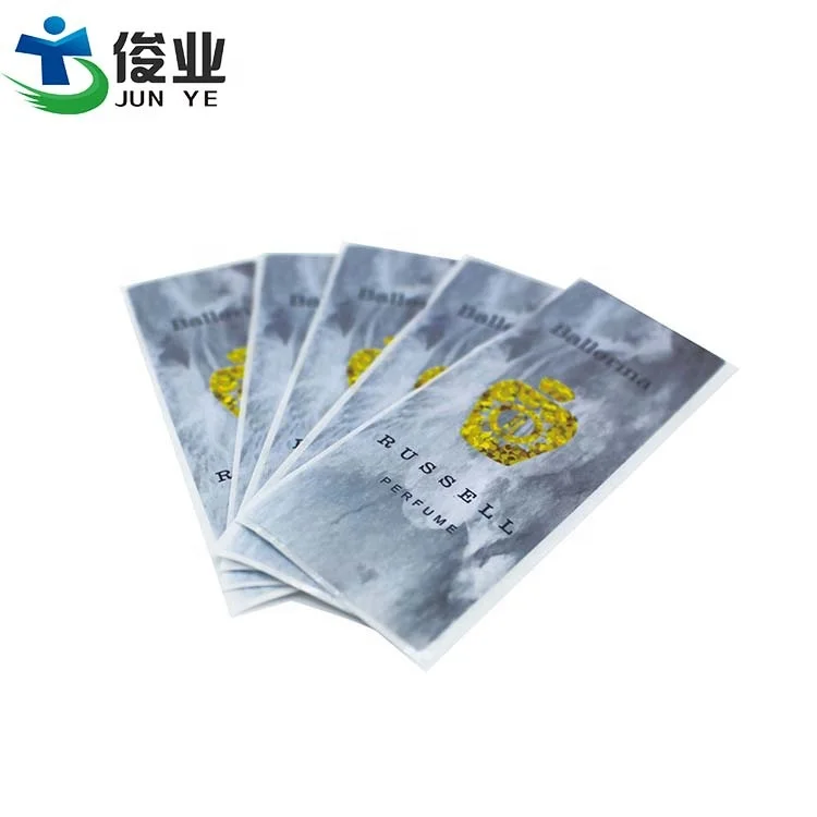 Индивидуальный дизайн матовая этикетка для парфюма с красным и золотым тиснением