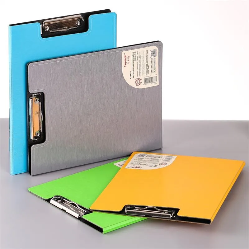 office metal  clip file folder ,plastic clipboard A4 FC size