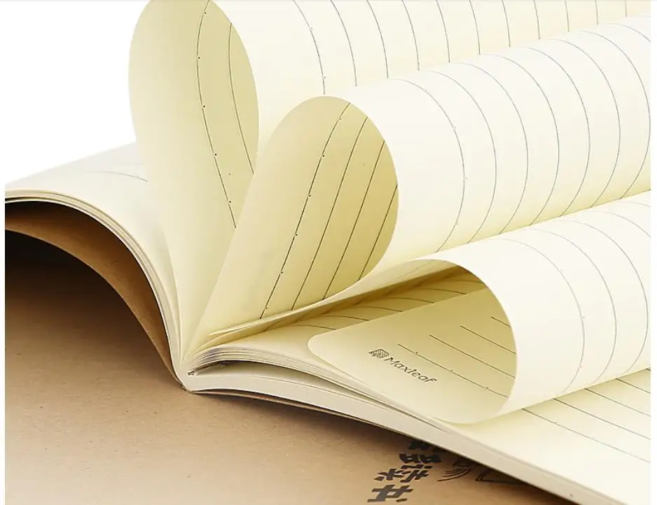 custom kraft cover paper journal notebook school notebook jotter pocketbook