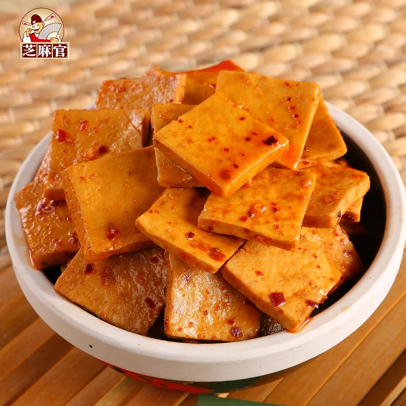 
Chinese Sell Well Bean Products Snack Food Spicy Tofu Snack With OEM 