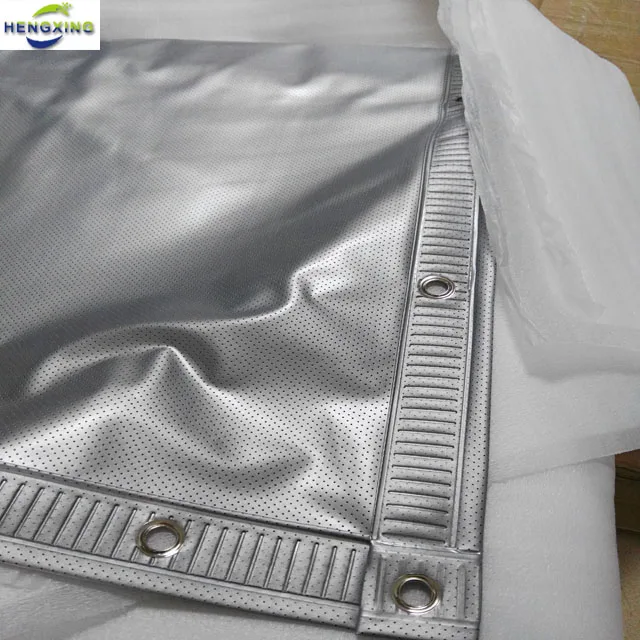 rear projection film with 3D Silver screen fabric