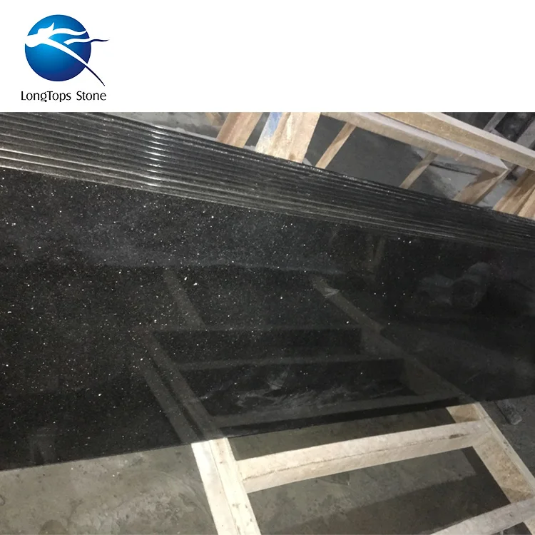 Competitive Price Granite Countertop Slab Starry Night Black Galaxy