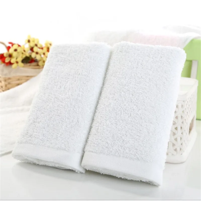 
china product cheap towel disposable white face towel for bathhouse 