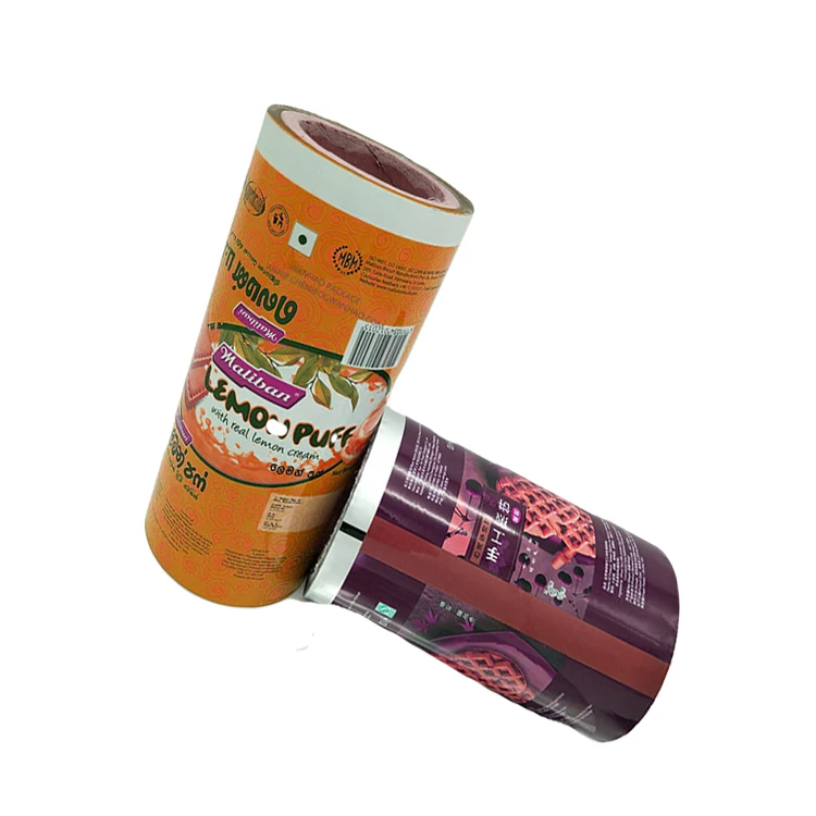 Factory manufacture customized cheap BOPP laminated colorful snacks packaging film