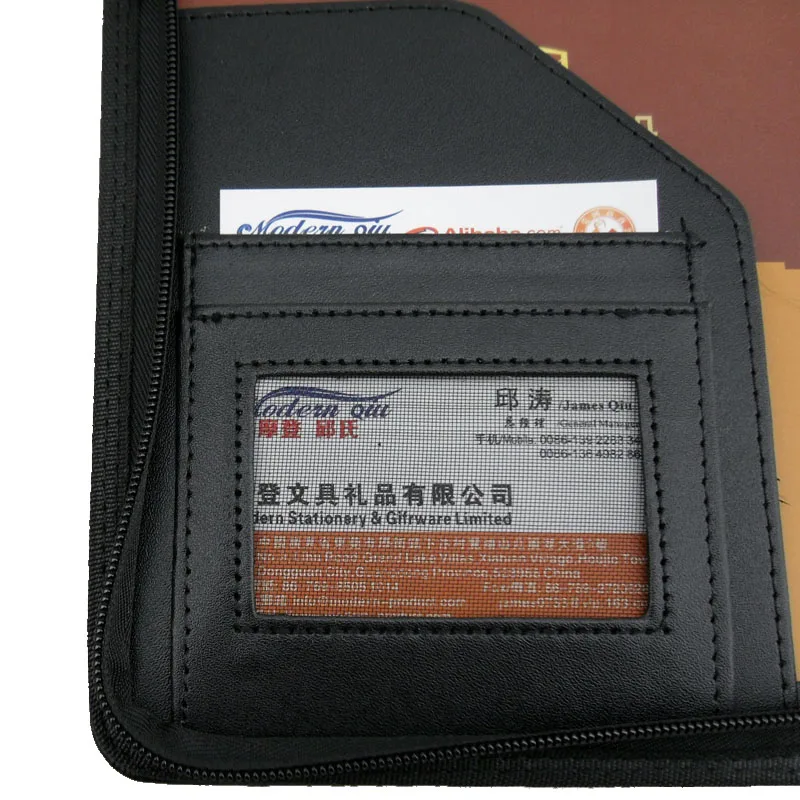
ModernQiu Factory direct sale A5 PU Leather Cardboard Folder 
