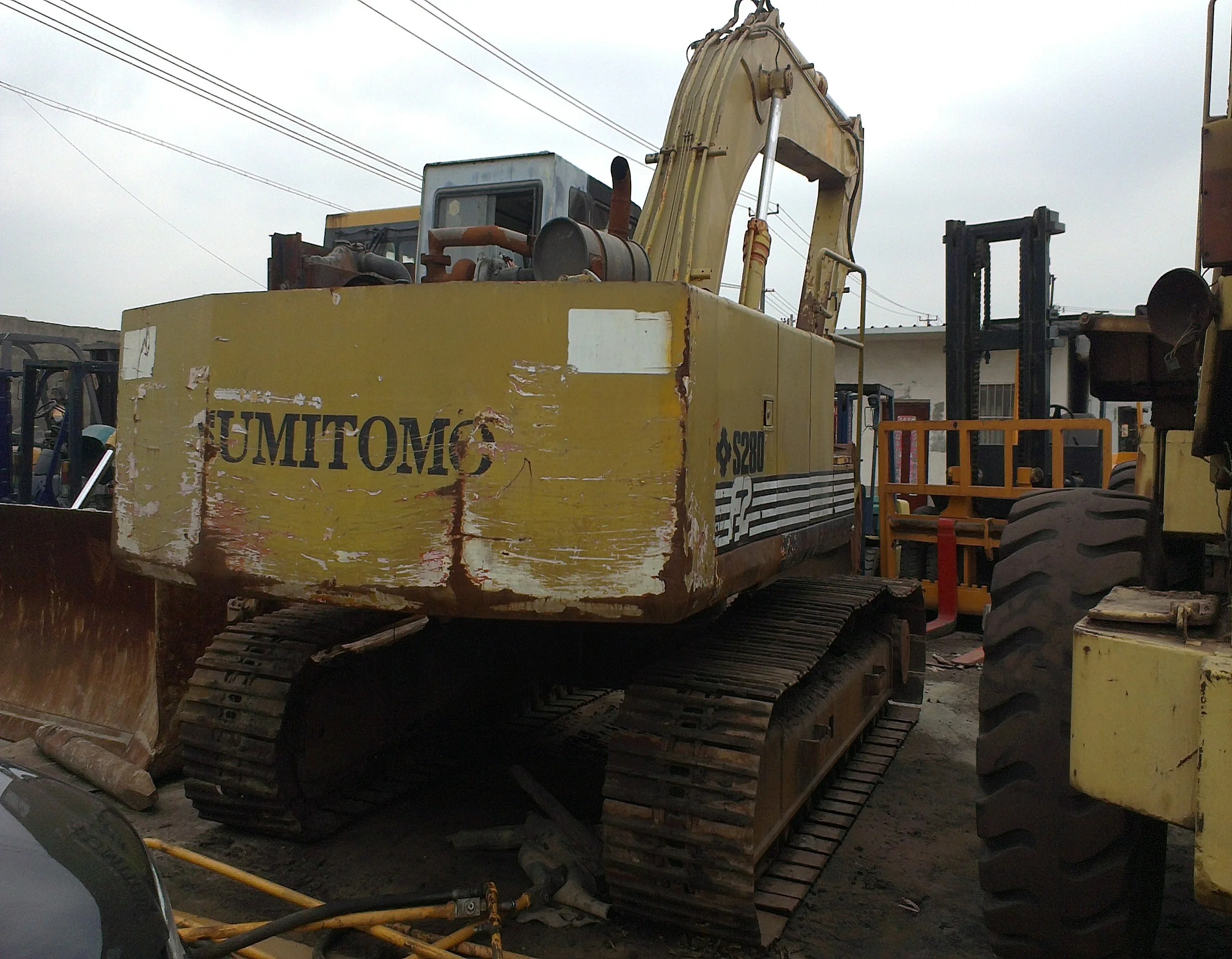 Used Ready to work Sumitomo excavator 280f2 original good condition from japanMy whatsapp:008613816985448