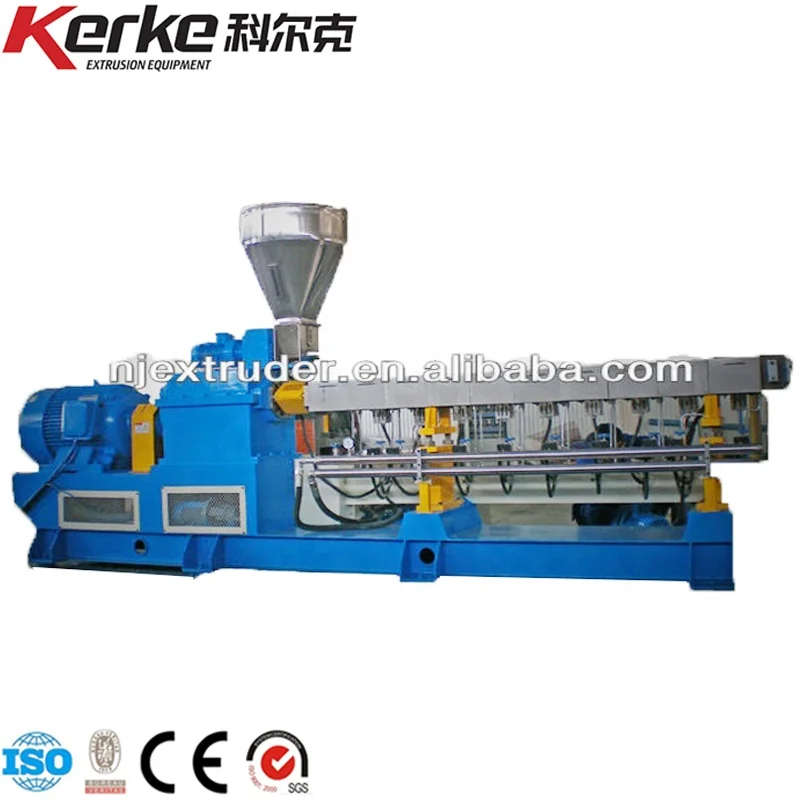 Twin screw water cooling strand pellet extruder for plastic pellets