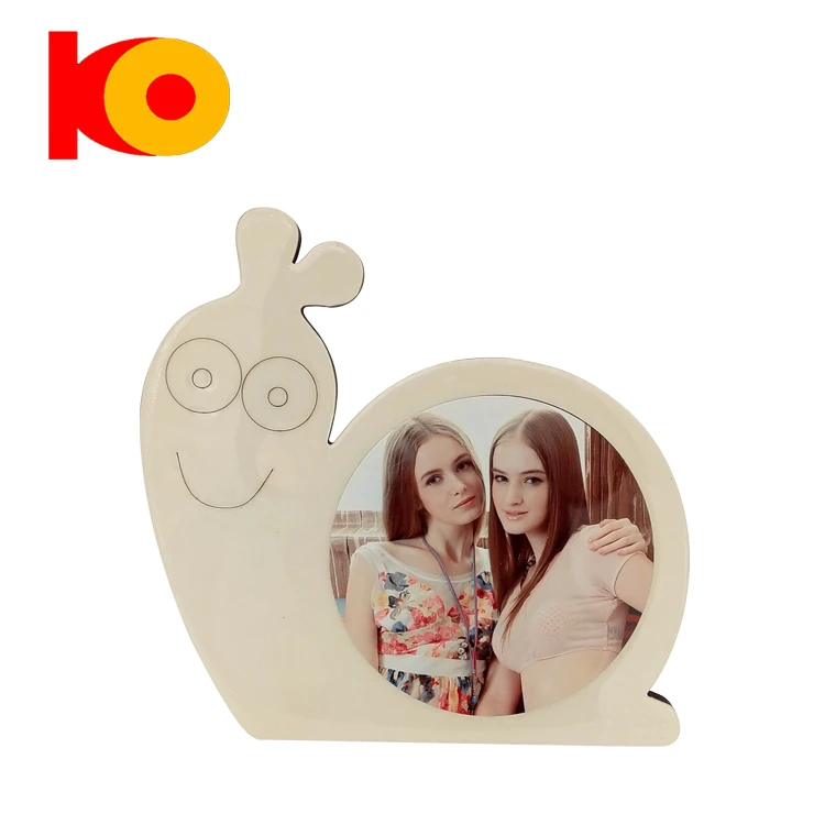 230*240*12 мм одна Улитка Форма Кристалл деревянная фоторамка