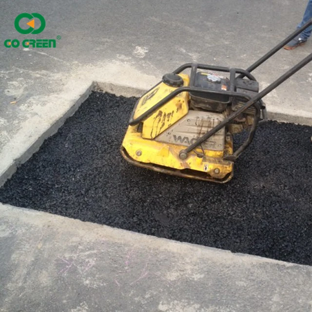 Материал для обслуживания дороги Go Green, заводская цена, высококачественный холодный смешанный асфальт высокого качества для мгновенной дорожной площадки