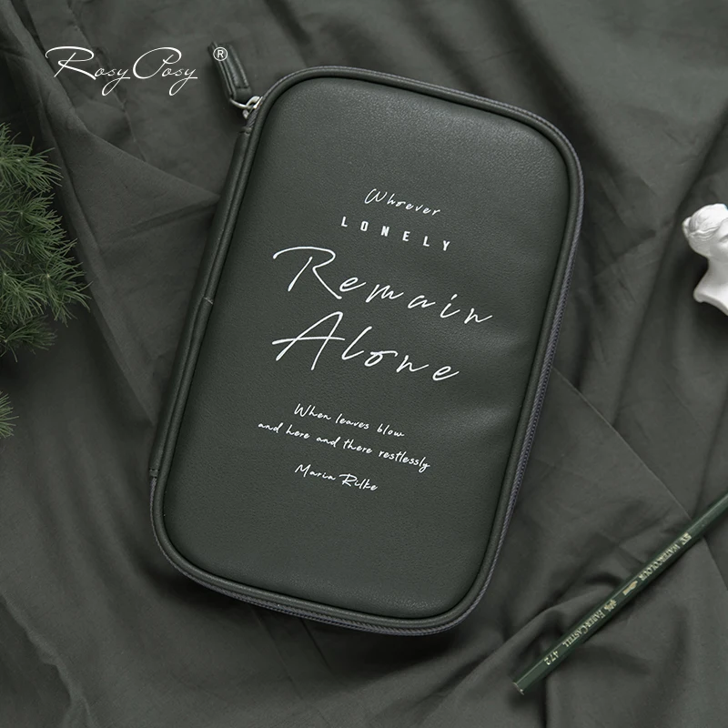 
pencil bag student stationery large capacity pen case gel organizer 