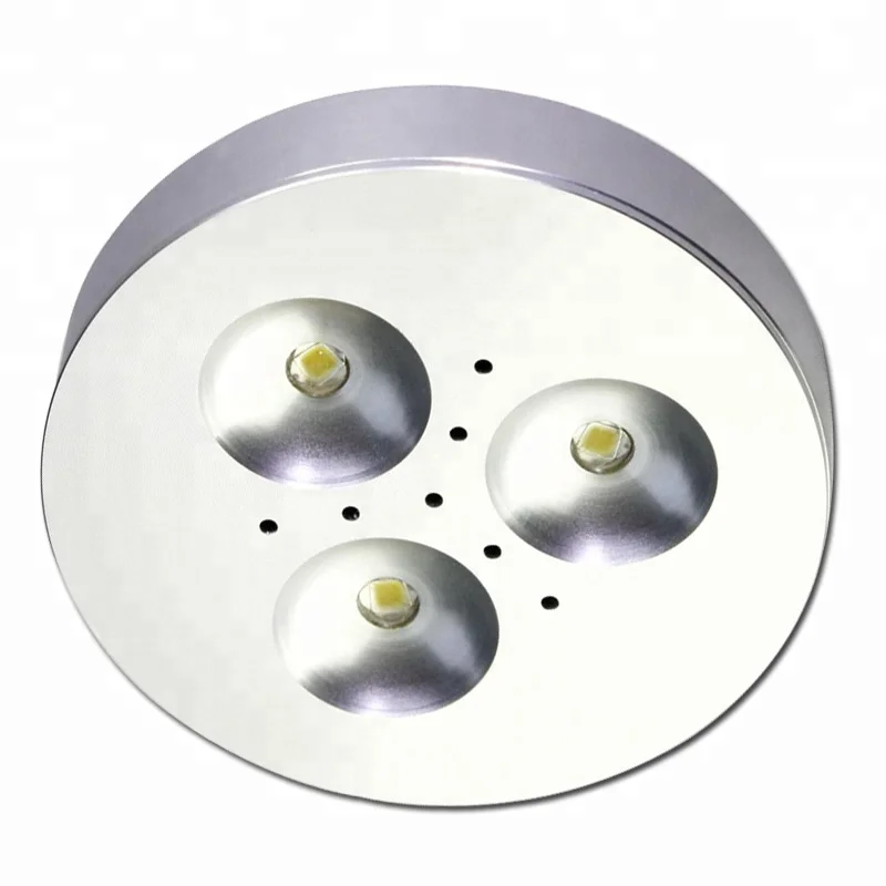 Светодио дный led puck свет 3 Вт 12 В в ультра тонкий круглый светодио дный светодиод под кабинет свет светодио дный шкаф светодиодные лампы