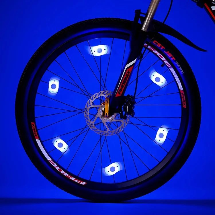 
Wholesale Professional colorful led bicycle wheel light spoke tire light bike tyre light for car Mountain bike warning Cycling 