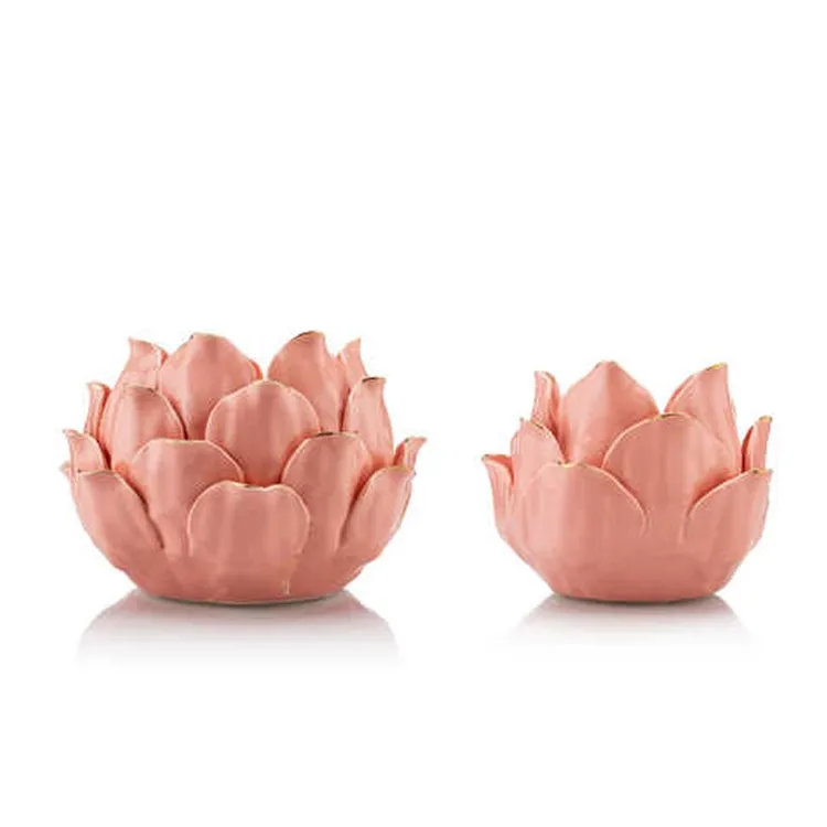 
wholesale lotus flower shape candles with battery operated 