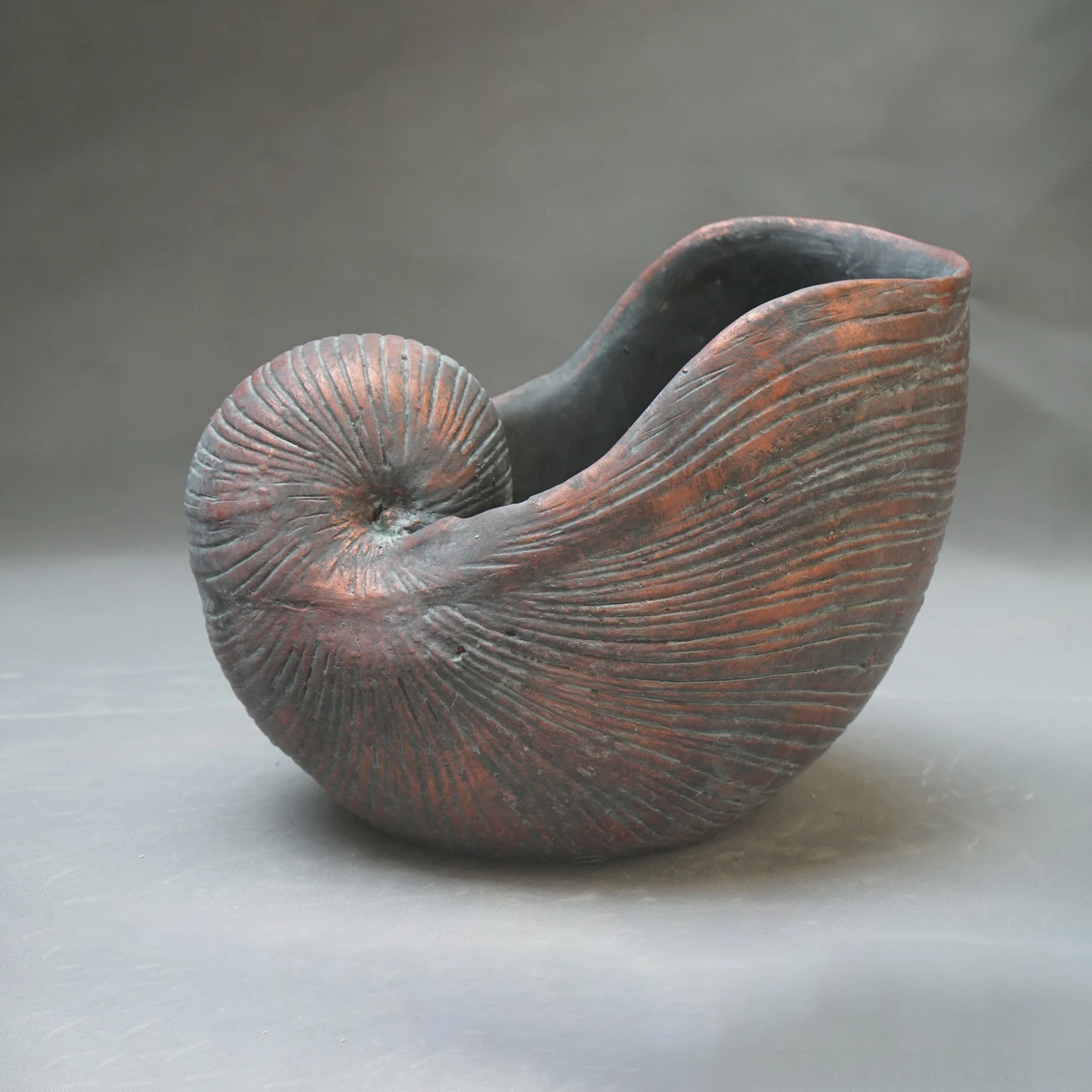 Cheap Outdoor Planters Conch Cement Spiral Shell Flower Modern Garden Pots