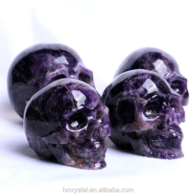 Продажа с завода, шеврон, аметист, Хрустальные черепа, мечта, Аметистовые черепа для украшения