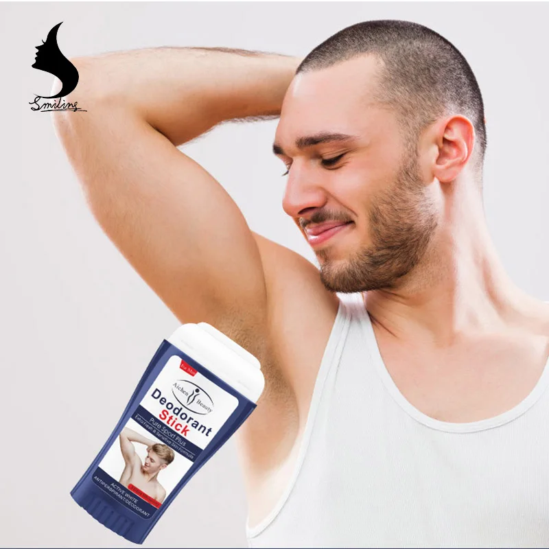 
Aichen Men Use Under Arm Skin Whitening Stop Sweat Summer Antiperspirant Armpit Deodorant Stick 