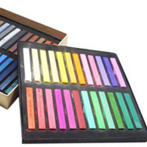 
Top selling 6/12/24/36 colors per set Temporary Color Hair Chalk In Gift Tin Ready hair dye chalk hair tools Wholesale price 