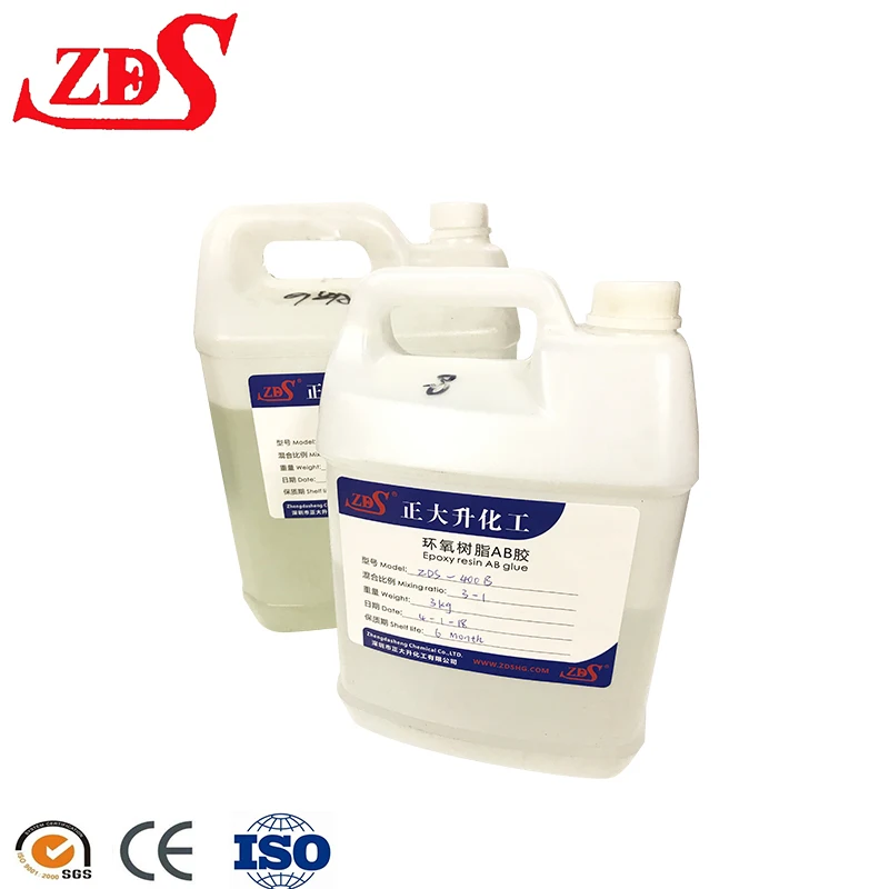 Quick Cure Clear Liquid Epoxy Resin Adhesive for Wall and Floor Cladding