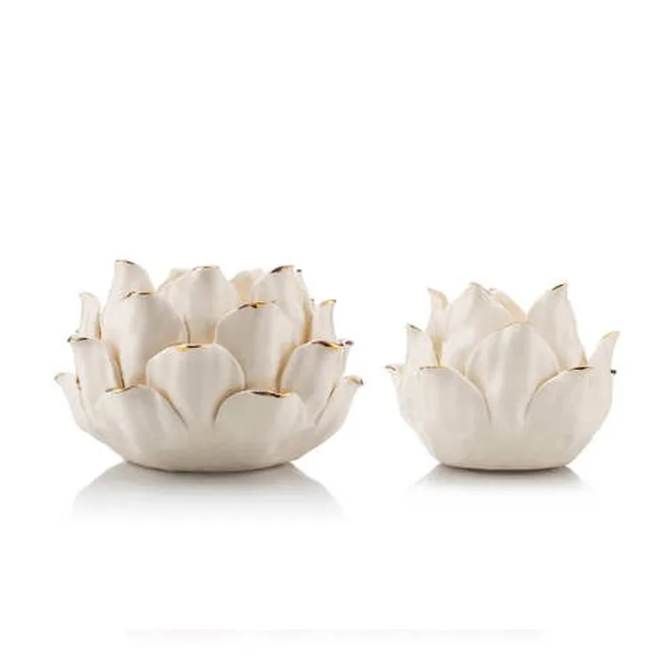 
wholesale lotus flower shape candles with battery operated 