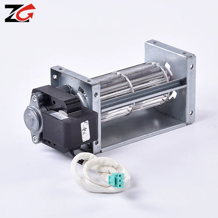 Cross-flow fans for air curtains