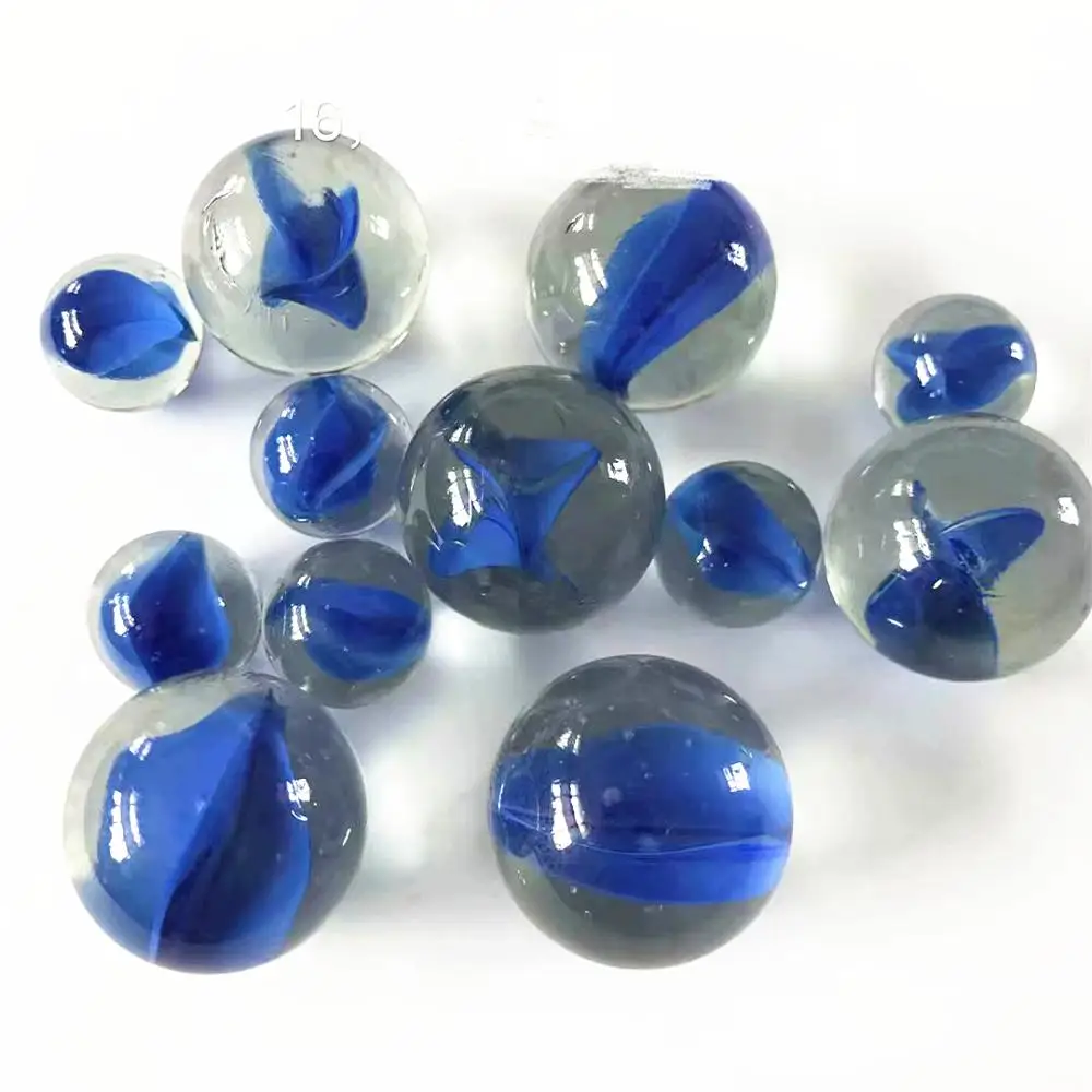 Заводской изготовленный стеклянный мраморный шар 16 мм для мраморных игр
