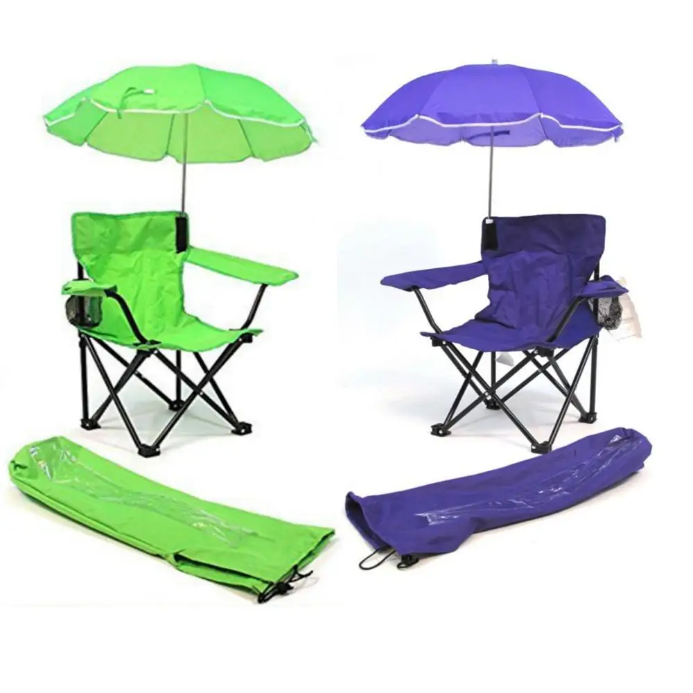 Beach Baby Kids Camp Chair With Umbrella
