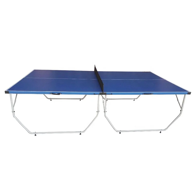 
Economic indoor PVC laminated MDF Four-pc folding Table tennis sport space saver Ping Pong Table 
