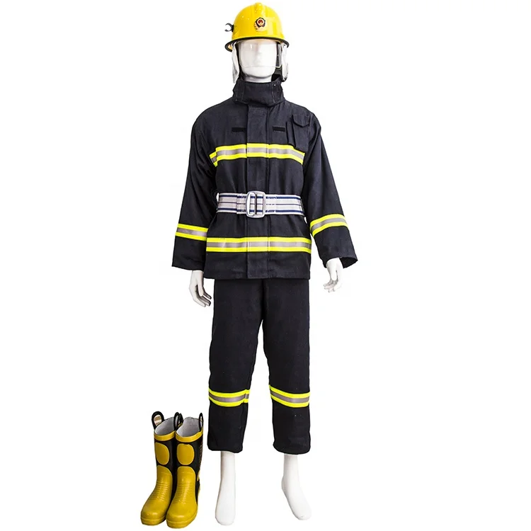 High Performance PTEF Coated Fireproof Treatment Fire Fighting Suit