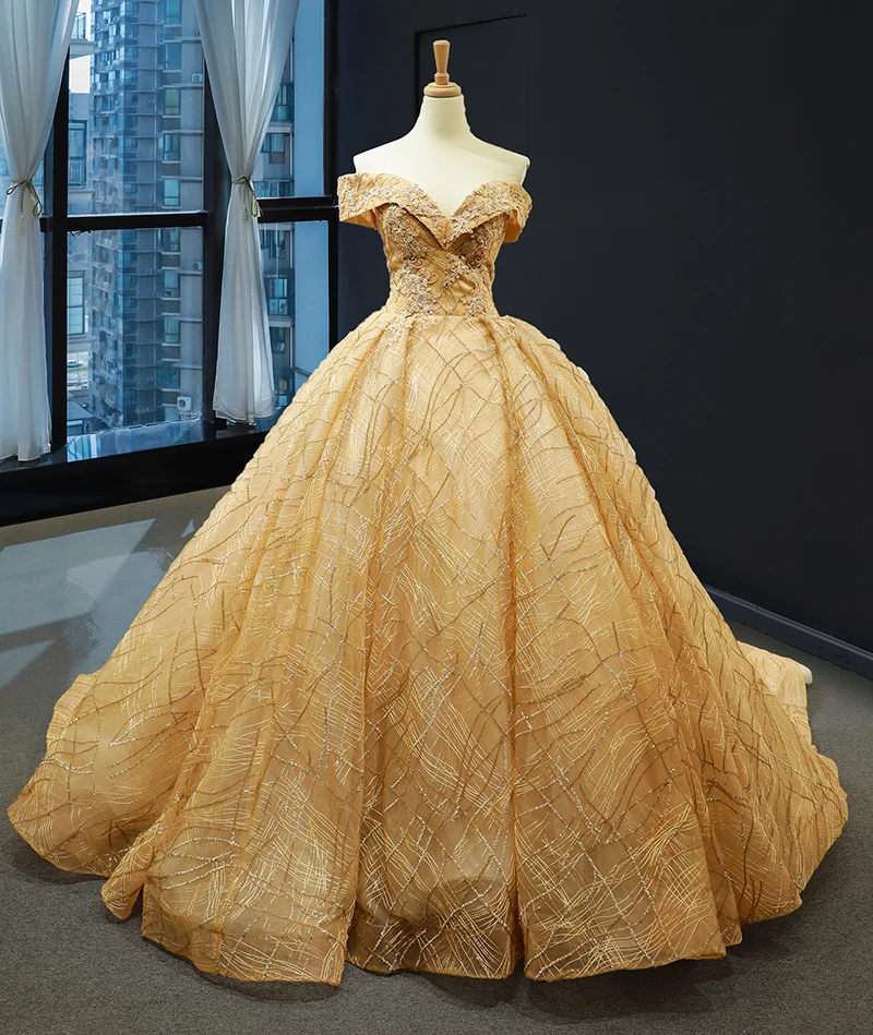 RSM66844 Ladys Fashion Evening Gown Ladies Sexy V Neck Plus Off Shoulder Evening Dress In China