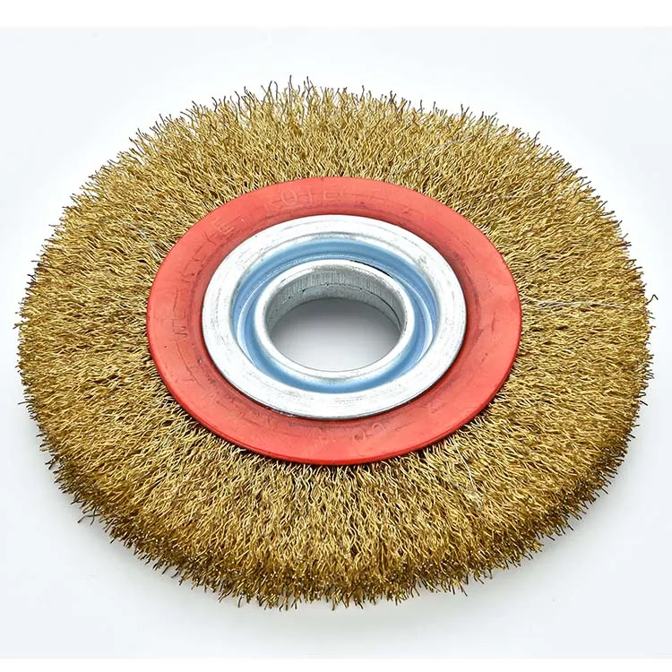 
6 дюймов 150 мм китайская круглая ОБЖИМНАЯ Круглая стальная проволочная щетка 